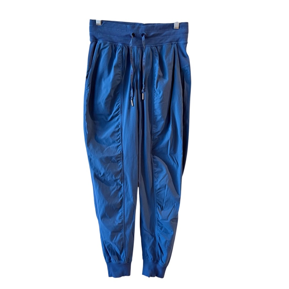 Lululemon Dance Studio mid-rise jogger in Pitch Blue.